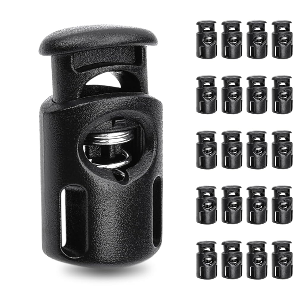 Amazon.com: 20 PCS Plastic Spring Cord Locks, Paracord